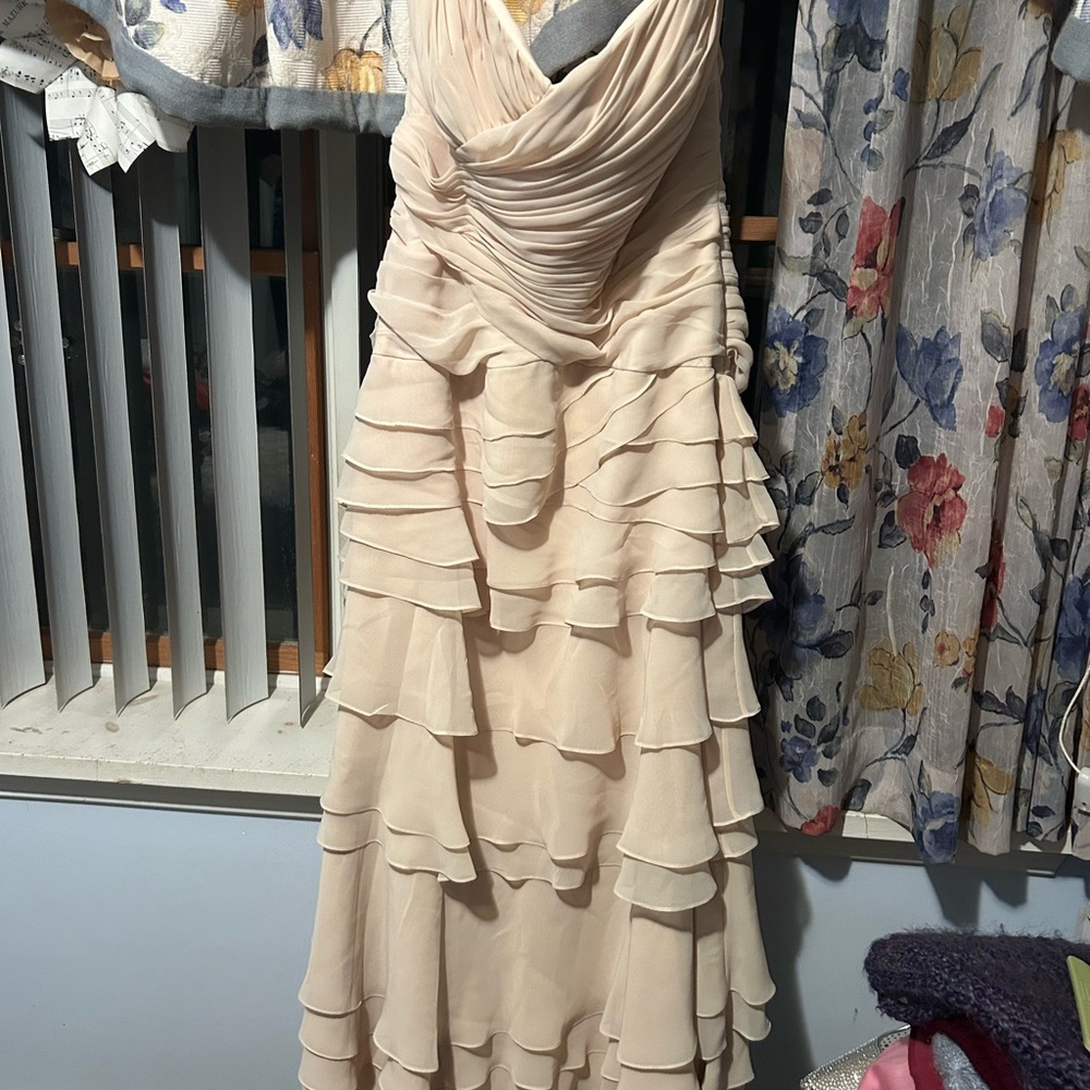 Jovani ruffle tiered formal dress